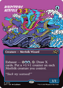 Mindspring Merfolk (DFT-335) [Aetherdrift] (Borderless) Foil