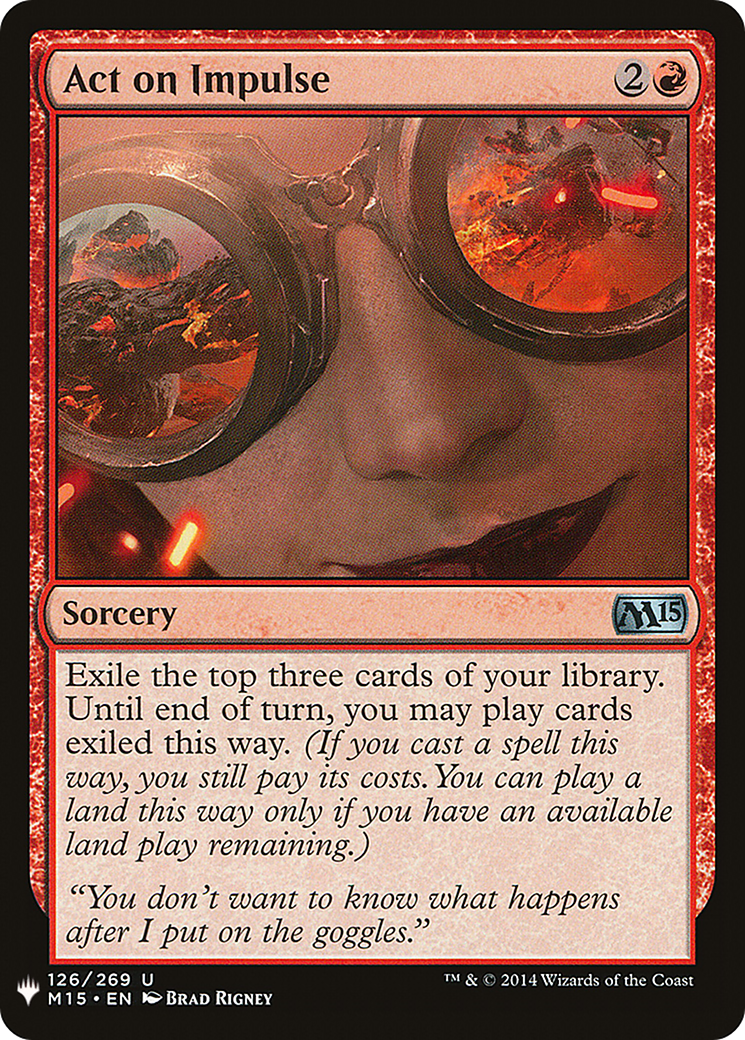 Act on Impulse (LIST-M15-126) [The List]