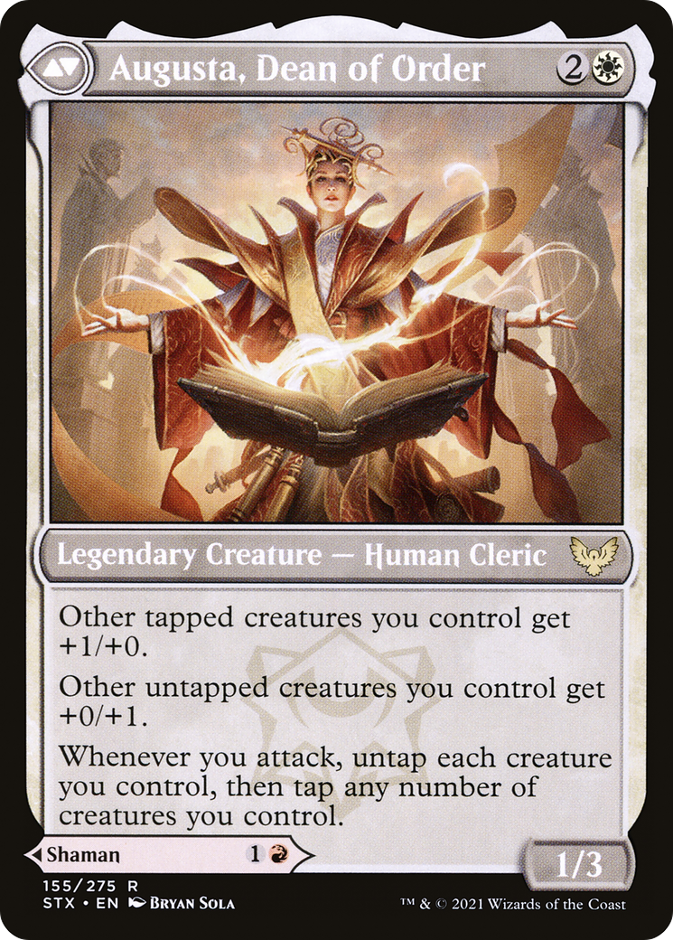 Plargg, Dean of Chaos // Augusta, Dean of Order (LIST-STX-155) [The List]