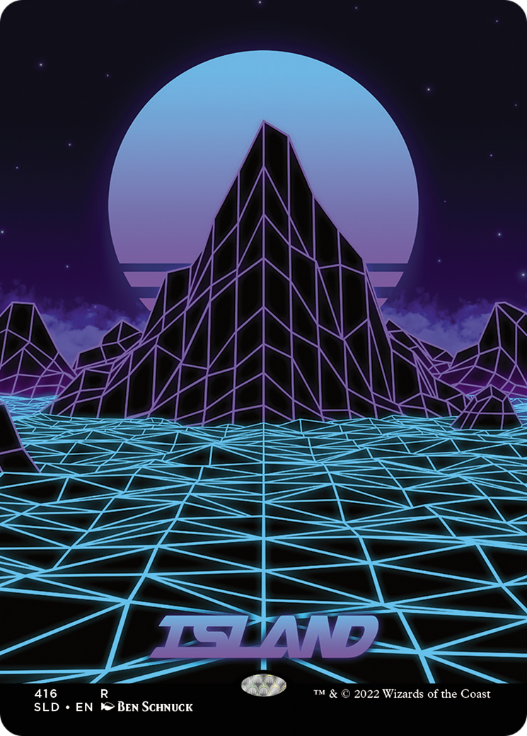 Island (SLD-416) [Secret Lair Drop] (Borderless)