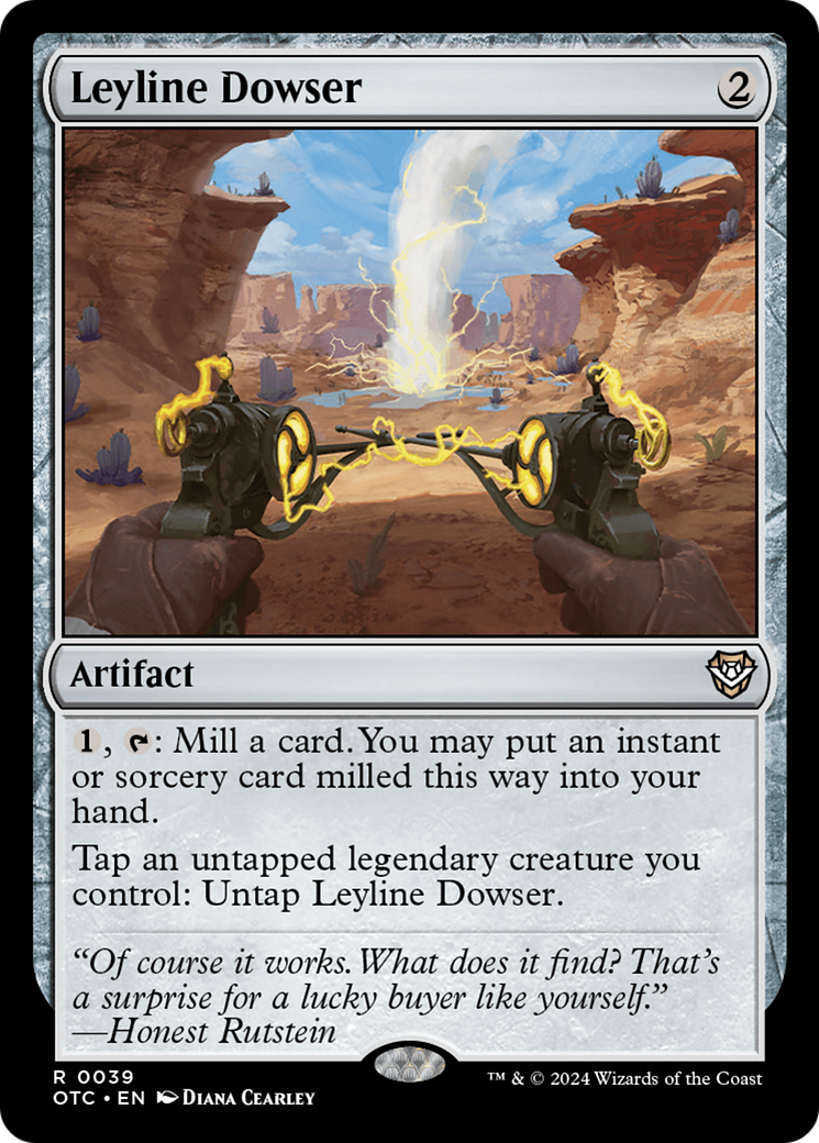Leyline Dowser (OTC-039) [Outlaws of Thunder Junction Commander]