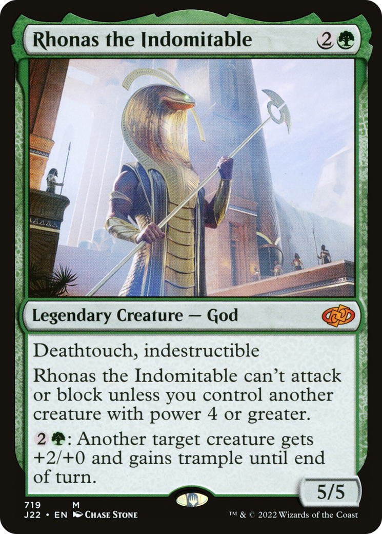 Rhonas the Indomitable (J22-719) [Jumpstart 2022]