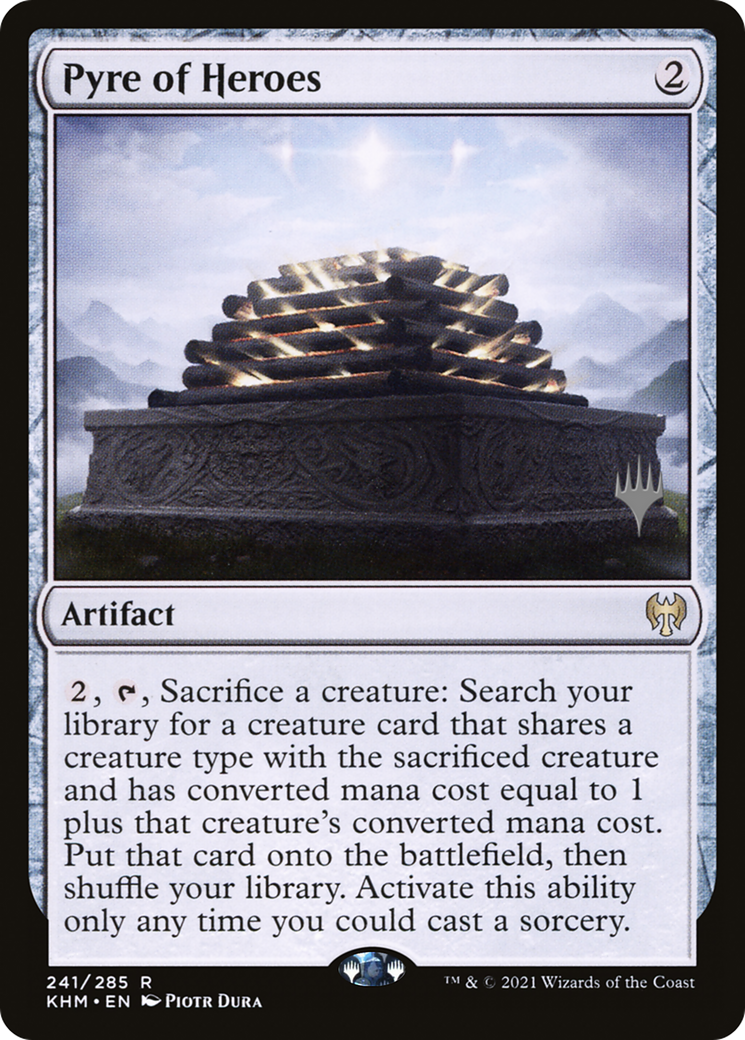 Pyre of Heroes (PPKHM-241P) [Promo Pack: Kaldheim Promos]