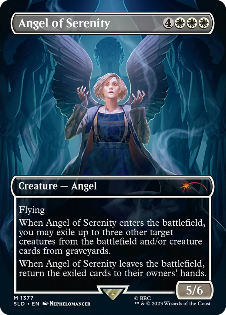 Angel of Serenity (SLD-1377) [Secret Lair Drop] (Borderless)