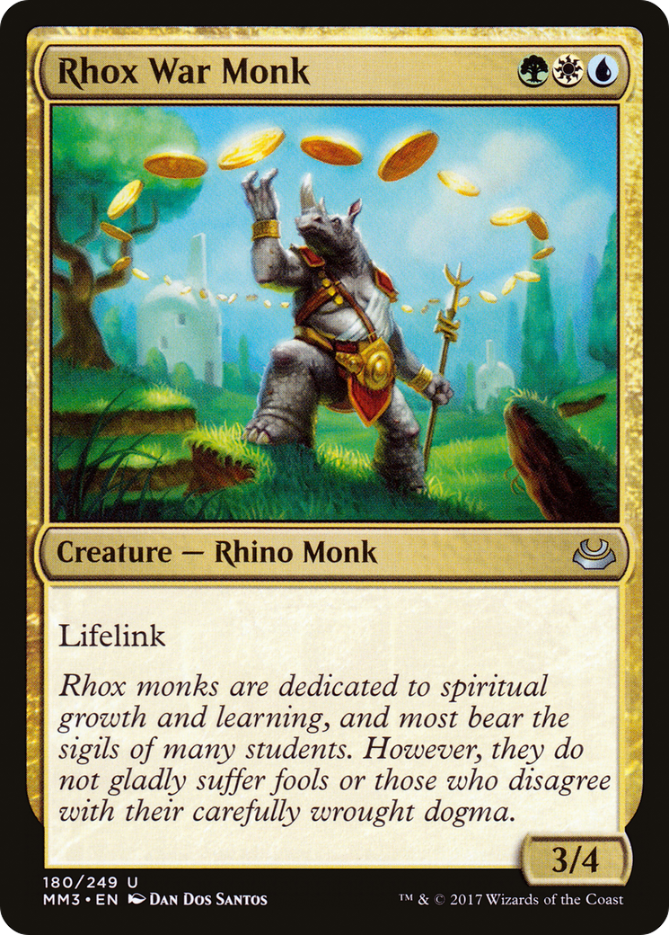 Rhox War Monk (MM3-180) [Modern Masters 2017]