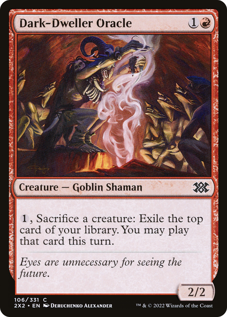 Dark-Dweller Oracle (2X2-106) [Double Masters 2022]