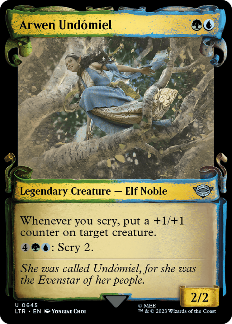 Arwen Undomiel (Showcase Scrolls) (LTR-645) [The Lord of the Rings: Tales of Middle-earth]