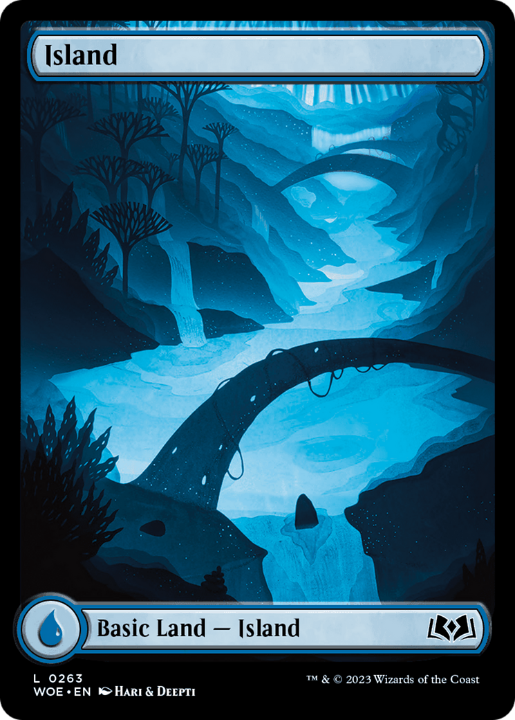 Island (WOE-263) [Wilds of Eldraine]: (Full Art)