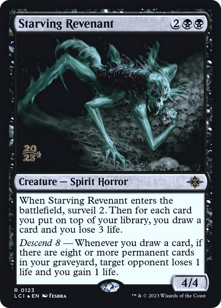 Starving Revenant (PRE-123S) [The Lost Caverns of Ixalan Promos] Foil