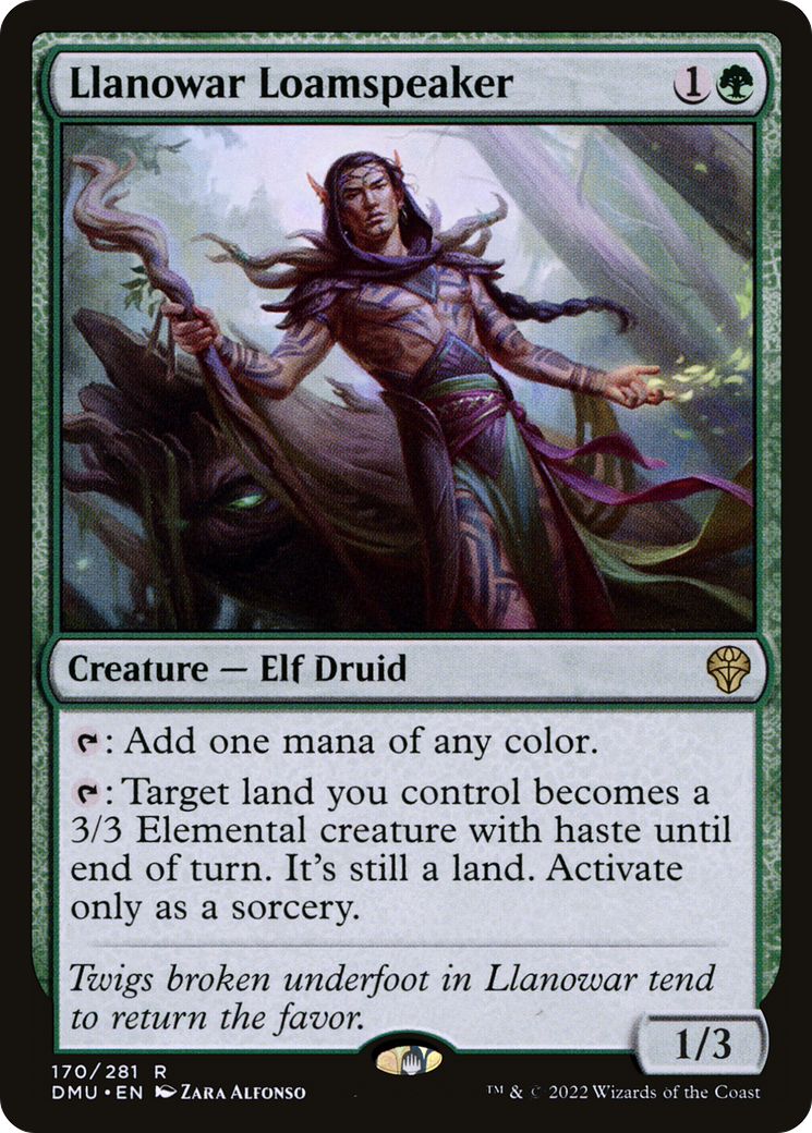 Llanowar Loamspeaker (DMU-170) [Dominaria United]