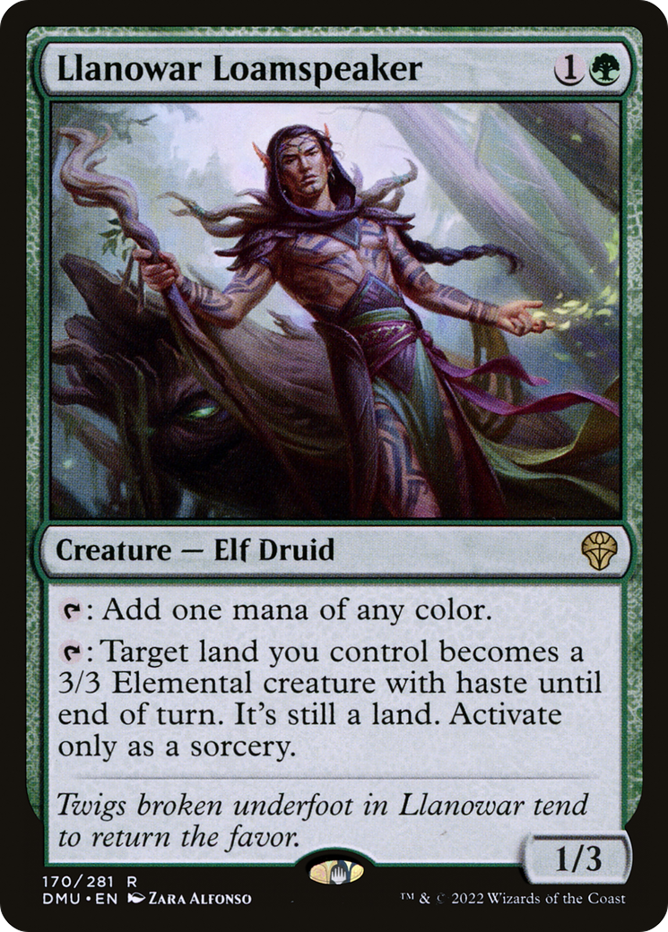 Llanowar Loamspeaker (DMU-170) [Dominaria United]