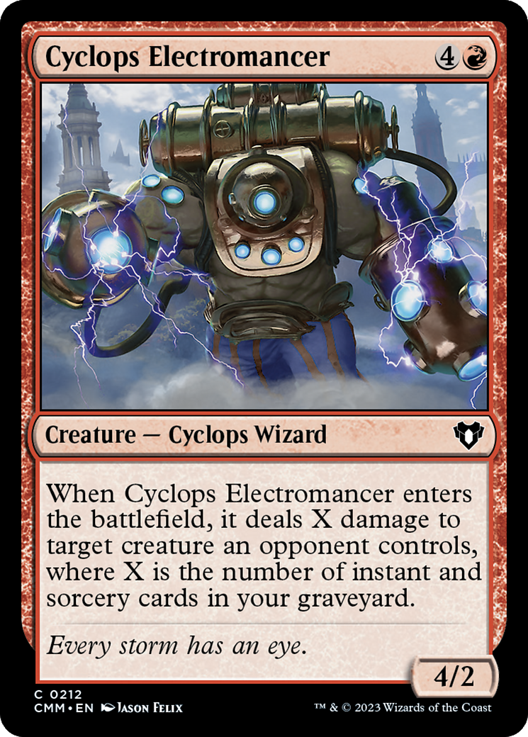 Cyclops Electromancer (CMM-212) [Commander Masters]