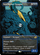 Sea-Dasher Octopus (Showcase) (IKO-286) (Borderless) [Ikoria: Lair of Behemoths]
