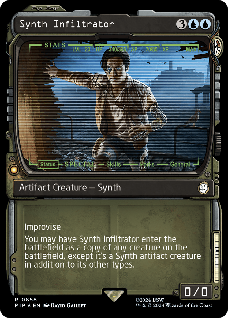Synth Infiltrator (PIP-858) [Fallout]: (Showcase) Foil