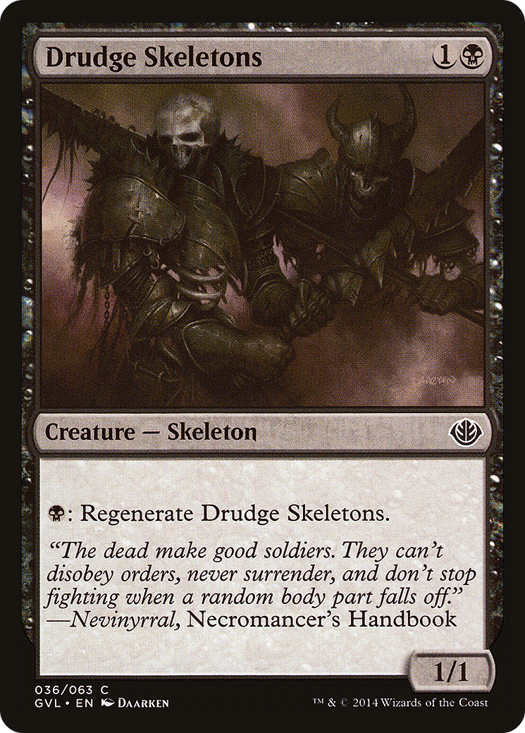 Drudge Skeletons (DD3-036) [Duel Decks Anthology: Garruk vs. Liliana]