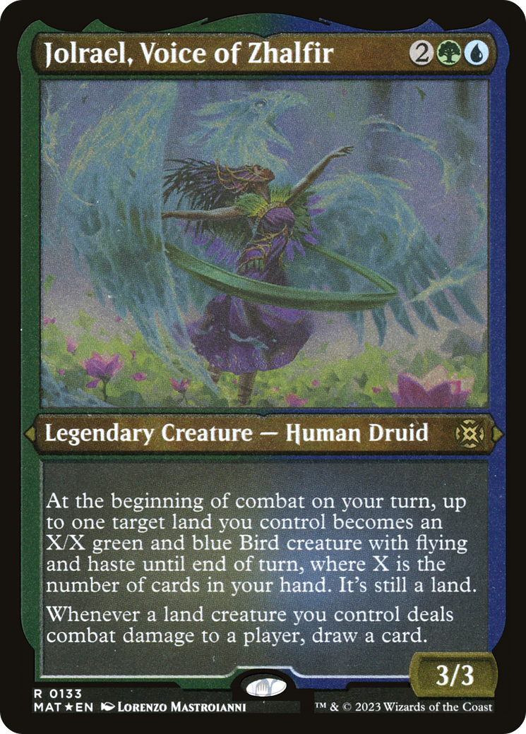 Jolrael, Voice of Zhalfir (MAT-133) [March of the Machine: The Aftermath] Etched Foil