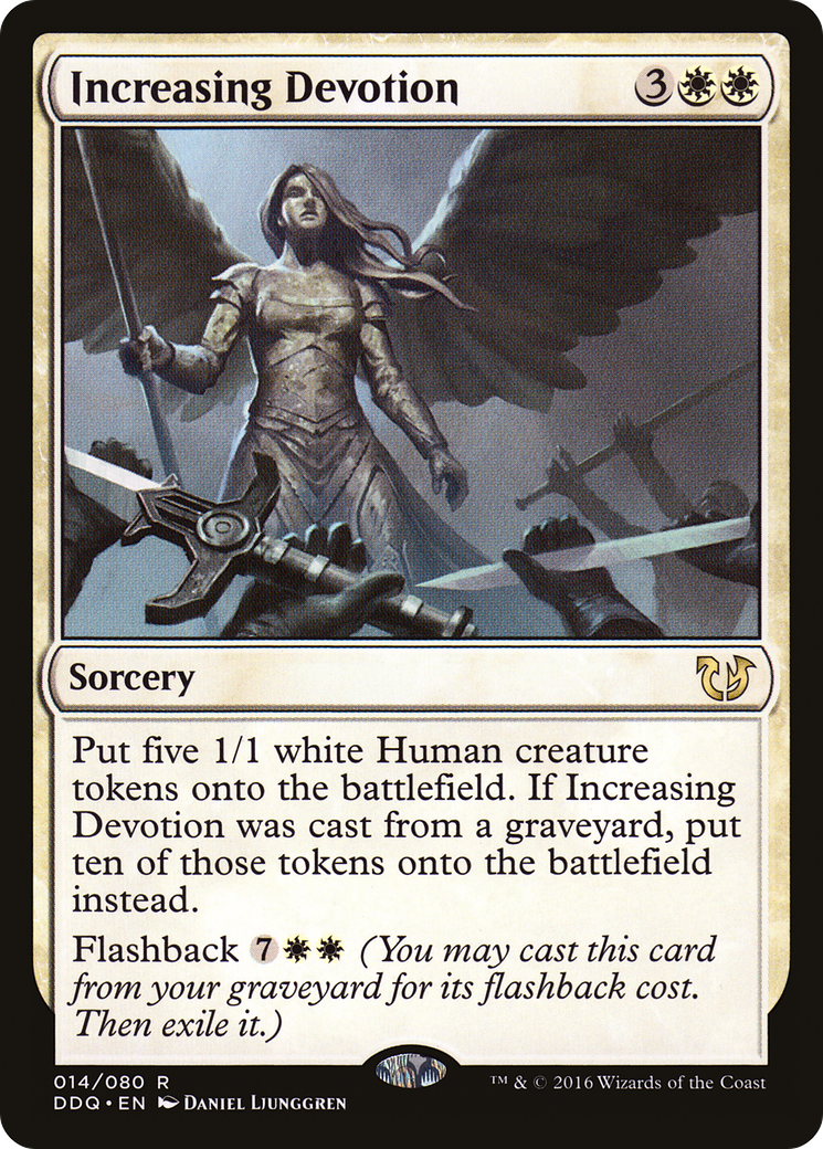 Increasing Devotion (DDQ-014) [Duel Decks: Blessed vs. Cursed]