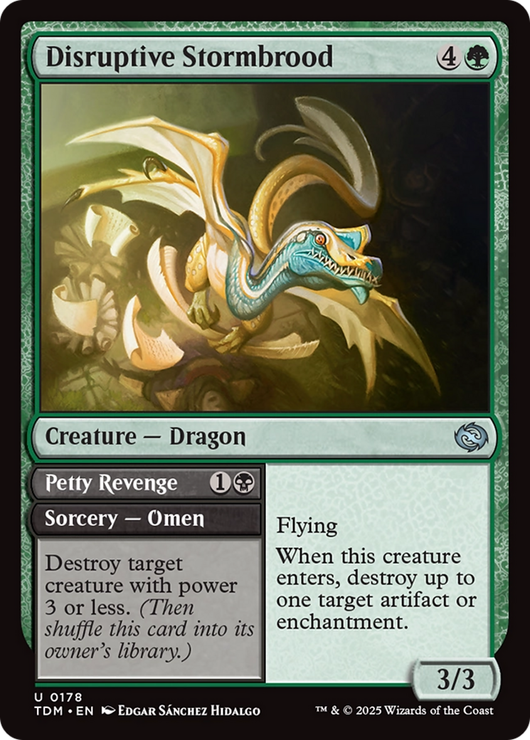 Disruptive Stormbrood // Petty Revenge (TDM-178) [Tarkir: Dragonstorm]