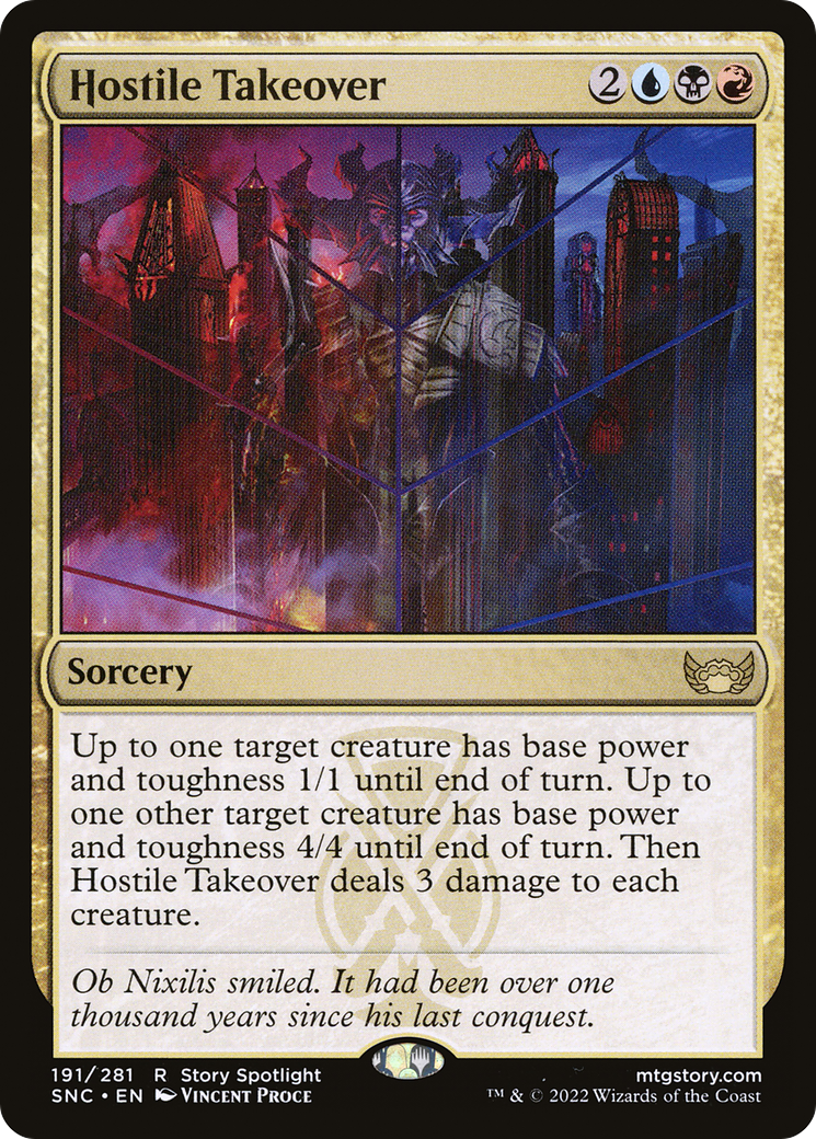 Hostile Takeover (SNC-191) [Streets of New Capenna] Foil