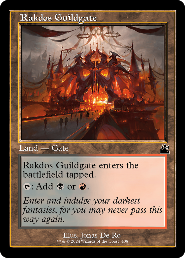 Rakdos Guildgate (RVR-408) [Ravnica Remastered] Foil