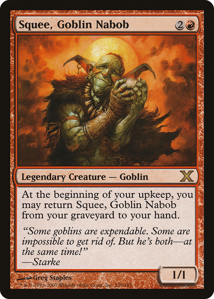 Squee, Goblin Nabob (10E-239) [Tenth Edition]