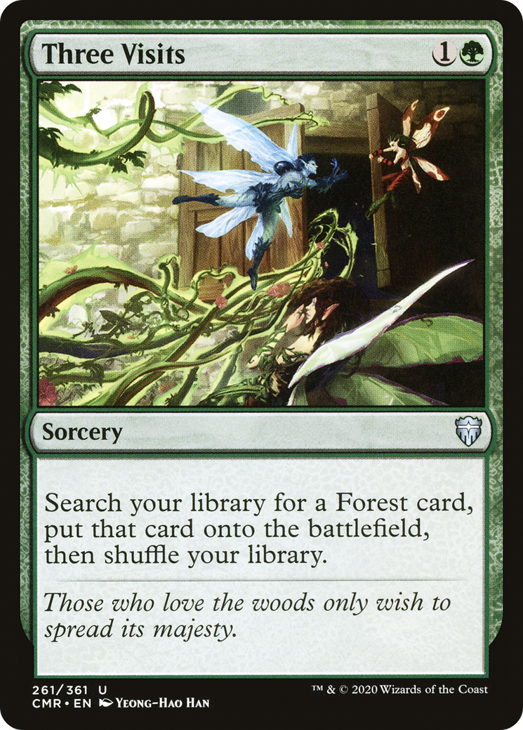 Three Visits (CMR-261) [Commander Legends] Foil