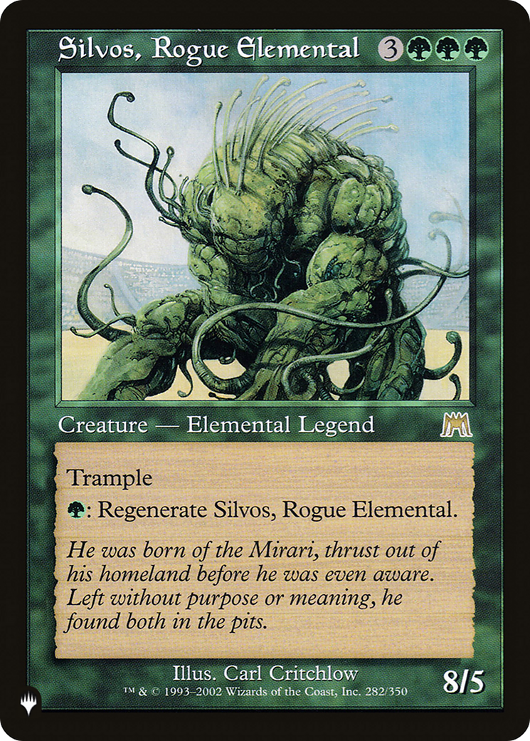 Silvos, Rogue Elemental (LIST-ONS-282) [The List]