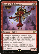 Kami of Celebration (NEC-020) [Neon Dynasty Commander]