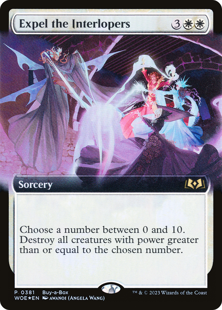 Expel the Interlopers (BABP-381) [Wilds of Eldraine]: (Extended Art) Foil
