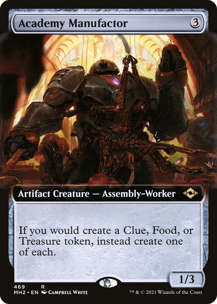 Academy Manufactor (MH2-469) [Modern Horizons 2]: (Extended Art) Foil