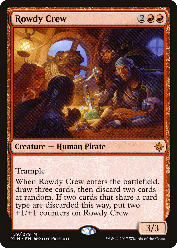 Rowdy Crew (XLN-159) [Ixalan] Foil