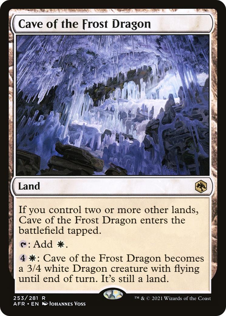 Cave of the Frost Dragon (AFR-253) [Adventures in the Forgotten Realms]
