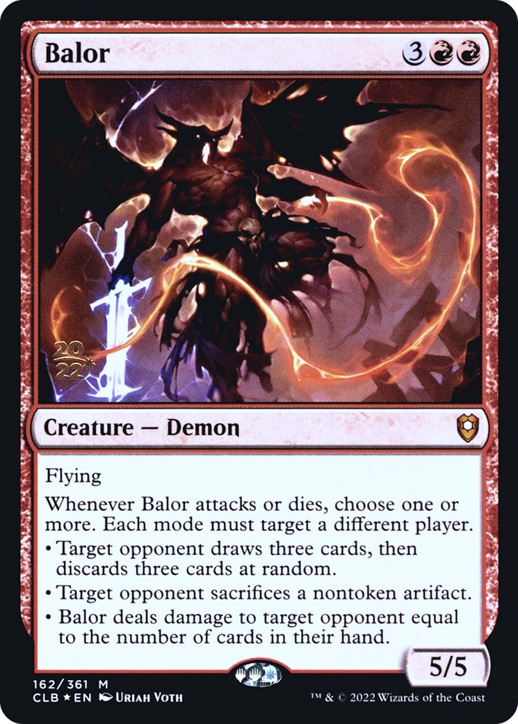 Balor (PRE-162) [Battle for Baldur's Gate Promos] Foil