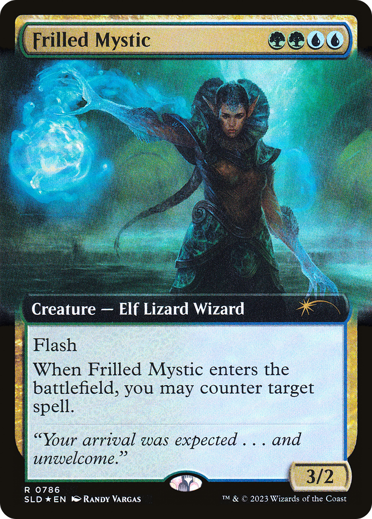 Frilled Mystic (SLD-786) (Extended Art) [Secret Lair Drop] Foil
