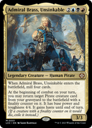 Admiral Brass, Unsinkable (LCC-001) [The Lost Caverns of Ixalan Commander] Foil