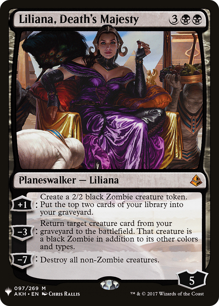 Liliana, Death's Majesty (LIST-AKH-97) [The List]