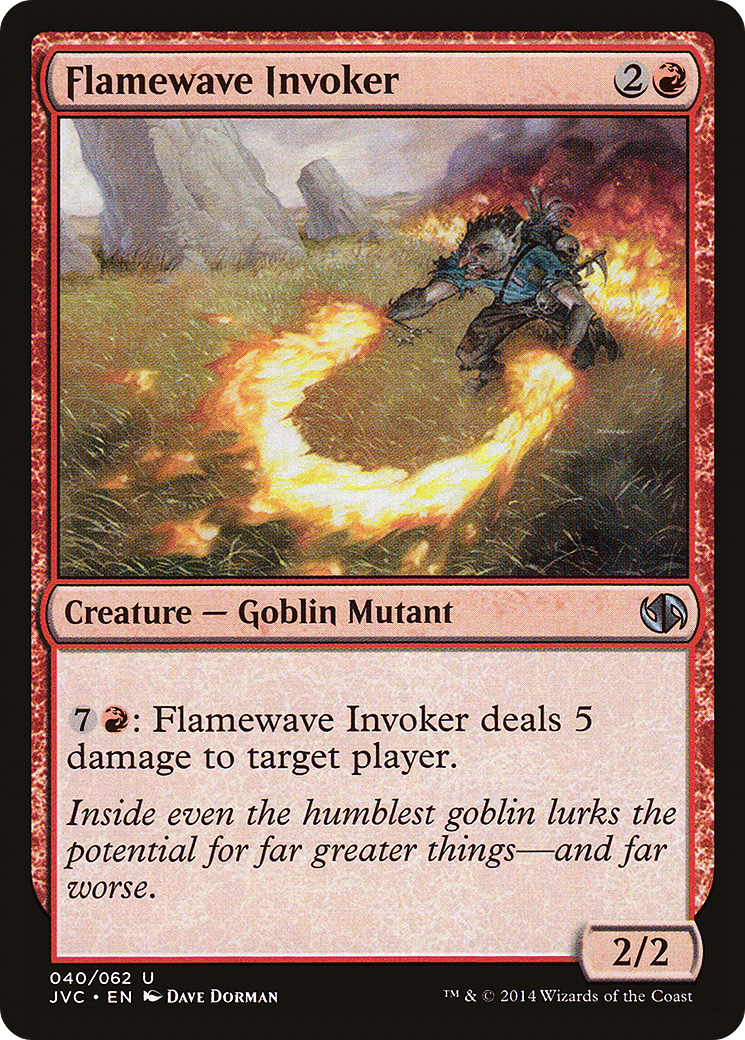 Flamewave Invoker (Jace vs. Chandra) (DD3-040) [Duel Decks Anthology: Jace vs. Chandra]