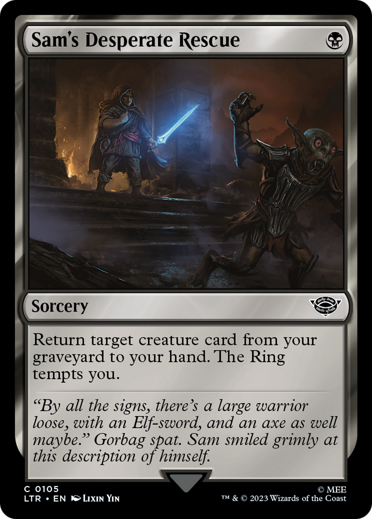 Sam's Desperate Rescue (LTR-105) [The Lord of the Rings: Tales of Middle-earth]