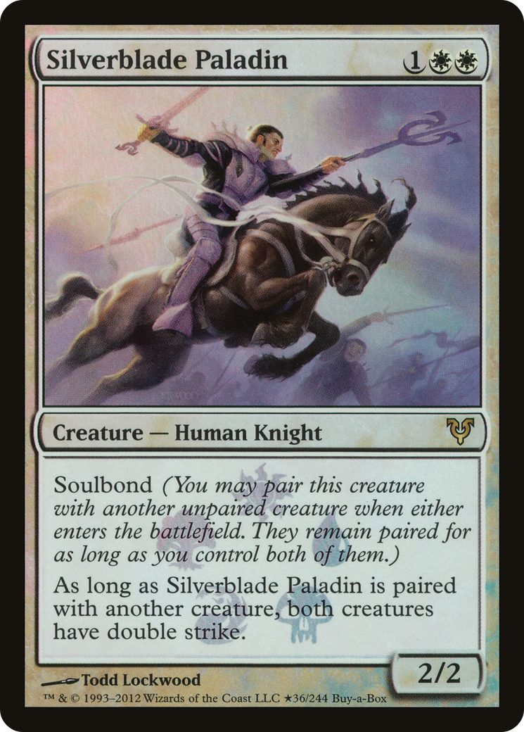 Silverblade Paladin (BABP-36★) [Avacyn Restored Promos] Foil