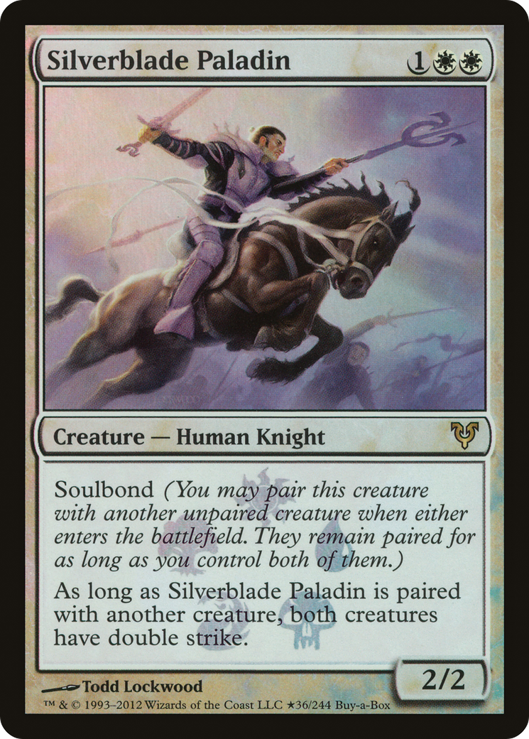 Silverblade Paladin (BABP-36★) [Avacyn Restored Promos] Foil