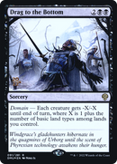Drag to the Bottom (PRE-091) [Dominaria United Promos] Foil