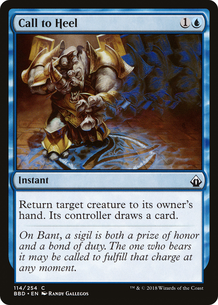 Call to Heel (BBD-114) [Battlebond] Foil
