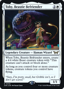 Toby, Beastie Befriender (PRE-35S) [Duskmourn: House of Horror Promos] Foil