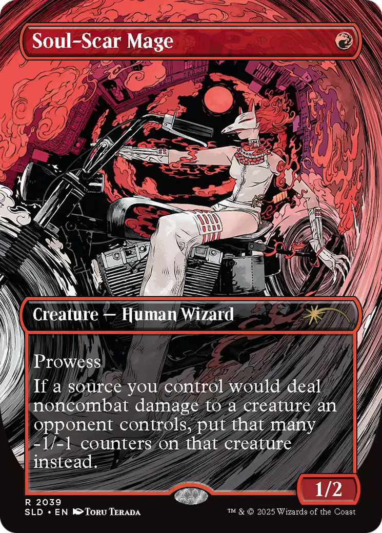 Soul-Scar Mage (SLD-2039) [Secret Lair Drop] (Borderless)