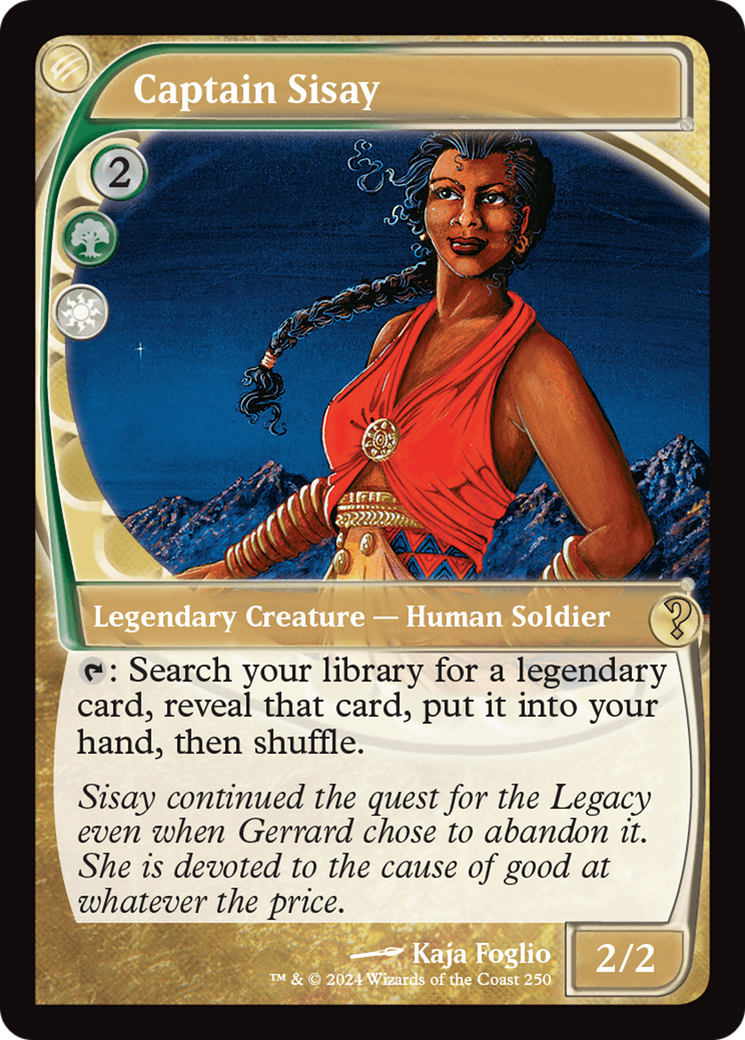 Captain Sisay (MB2-250) [Mystery Booster 2] Foil