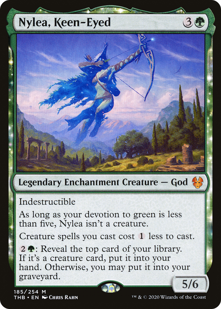 Nylea, Keen-Eyed (THB-185) [Theros Beyond Death]: (enchantment)