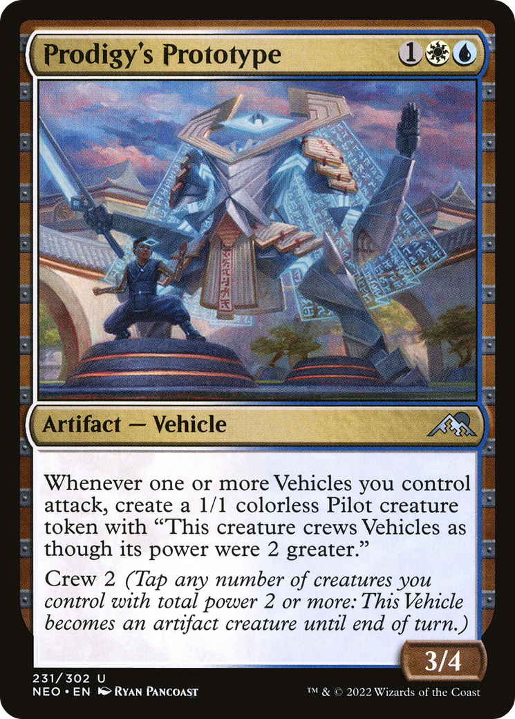 Prodigy's Prototype (NEO-231) [Kamigawa: Neon Dynasty] Foil