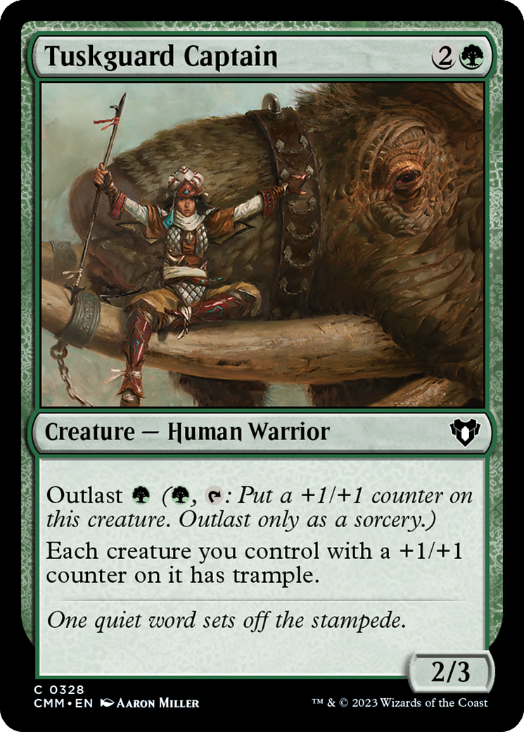 Tuskguard Captain (CMM-328) [Commander Masters]