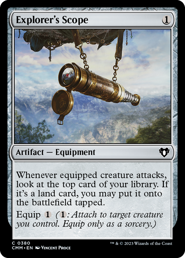 Explorer's Scope (CMM-380) [Commander Masters] Foil