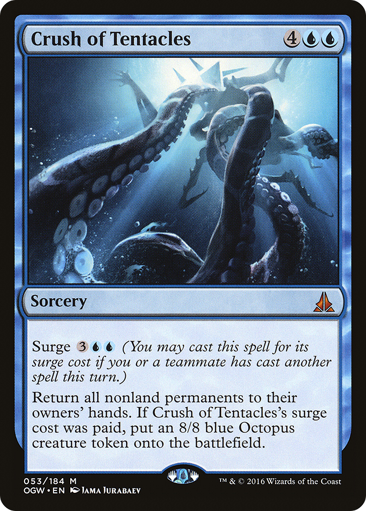 Crush of Tentacles (OGW-053) [Oath of the Gatewatch] Foil